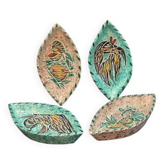 4 Vallauris ramekins
