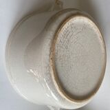 Enamelled ceramic salad bowl