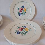 Digoin and Sarreguemines Fabiola plates