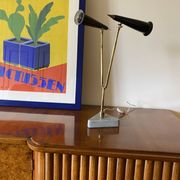Mid-century double light table lamp, Italy 1960s