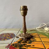 Paire de pieds de lampe en laiton - milieu de siècle.