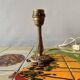 Pair of brass lamp bases - mid-century.