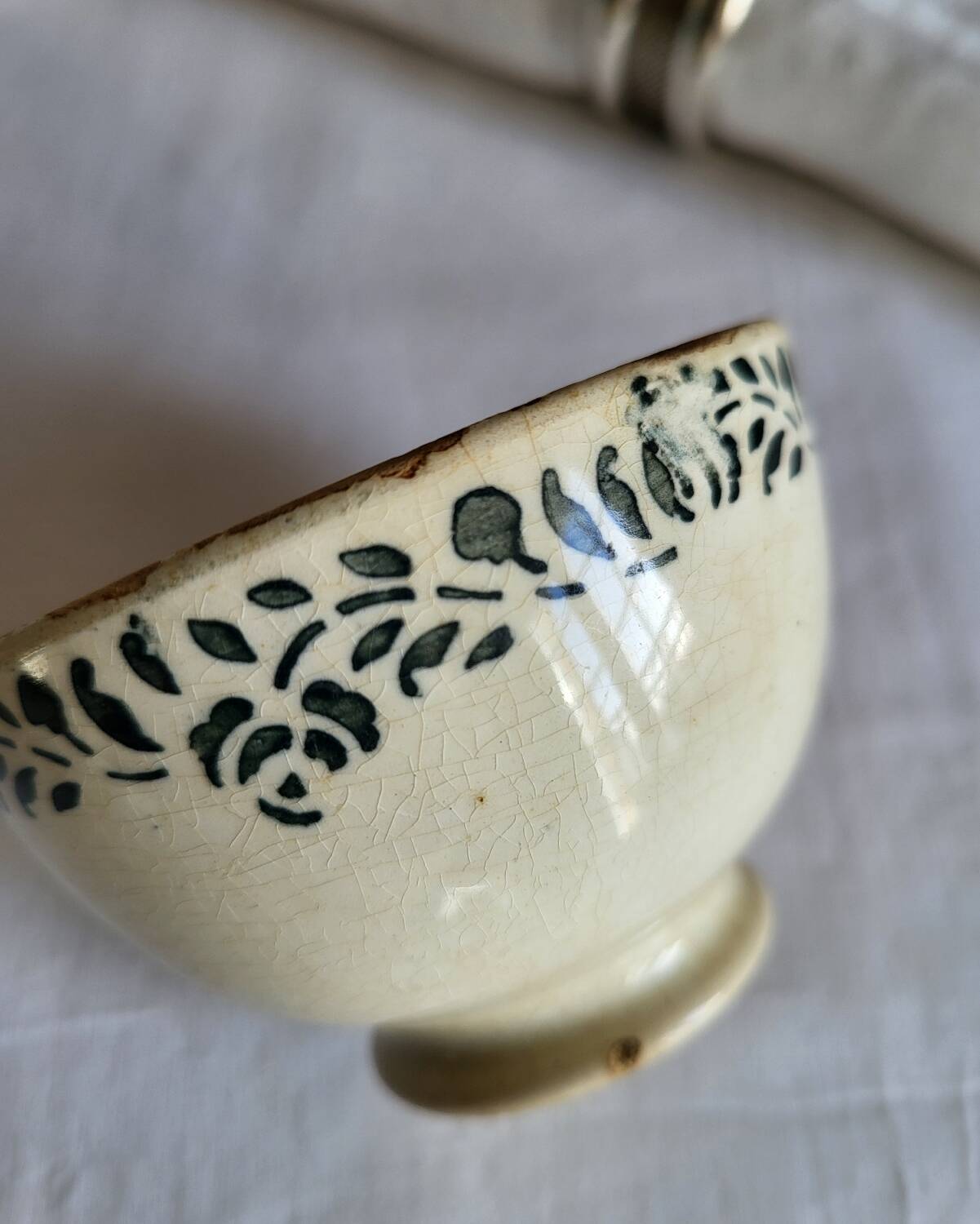 Small Old Bowl in Earthenware