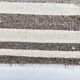 brown cream wool runner kilim , kilim for corridor  76x268 cm