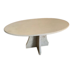 table basse ovale en