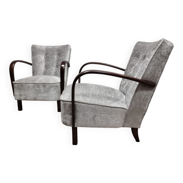 Fauteuils de Jindrich Halabala pour Up Závody, Set de 2 — Beyit