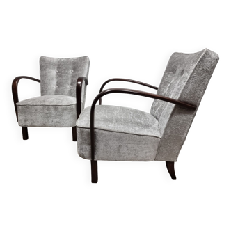 Armchairs by Jindrich Halabala for Up Závody, Set of 2