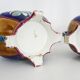 Pair of antique Art Nouveau dragon slip planters