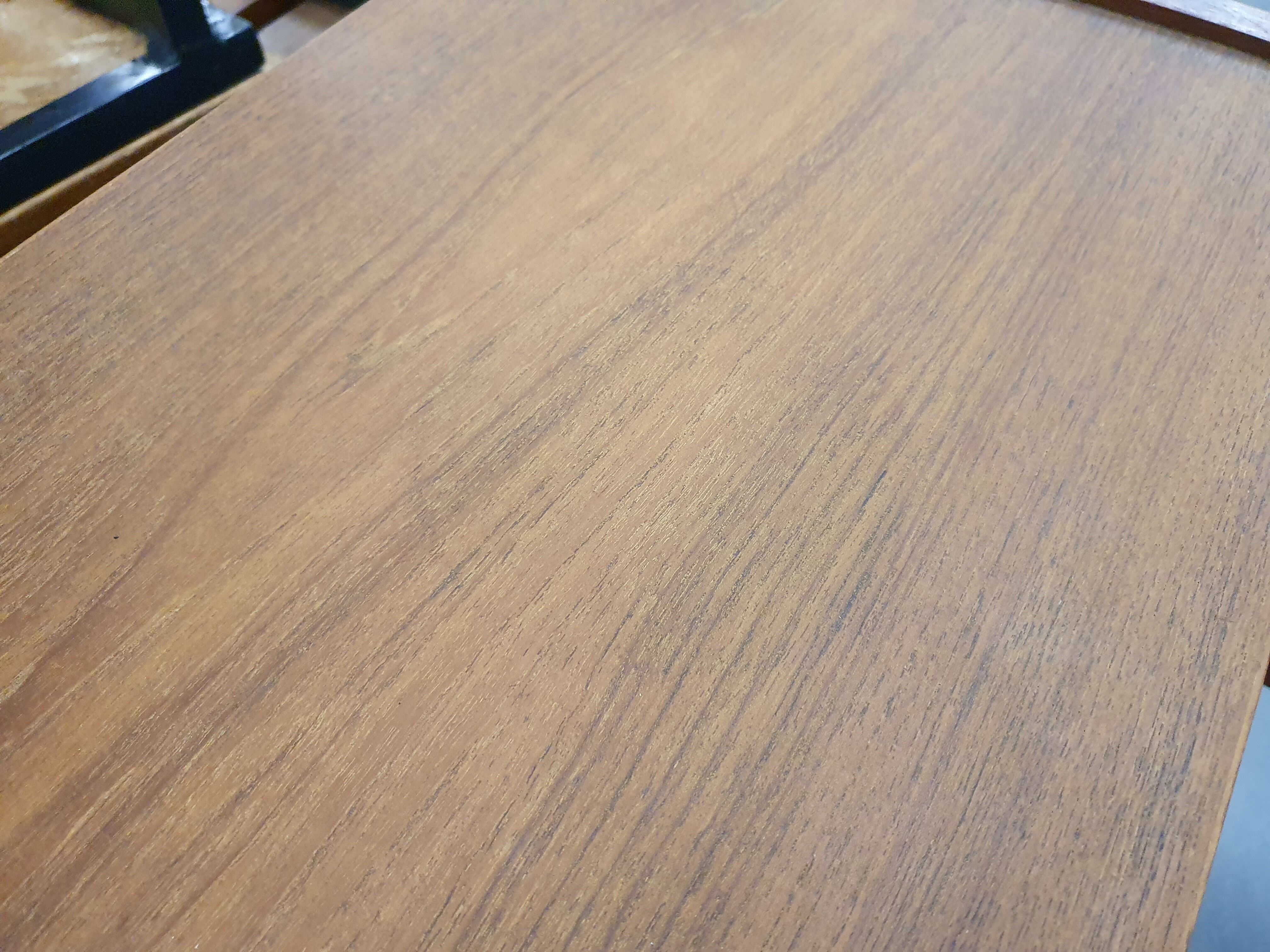 Mid-century teak nesting tables, The Netherlands 1950's