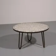 A stunning mosaic coffee table by German sculptor Berthold Müller