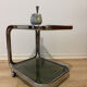 Chrome/glass smoke design Space Age dessert table