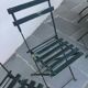 Retro folding garden chair