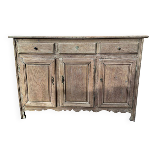 Buffet 3 portes en orme - 19ème siècle