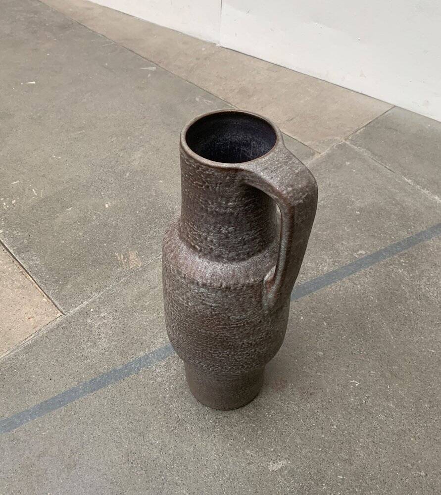 Vintage German Footed Vase in Ceramic by Karlsruher Majolika
