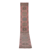Tapis de couloir turc vintage 79x664 cm