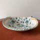 Dish, antique Italian Orvieto Deruta fruit bowl with rooster decoration
