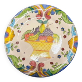 Assiette villa fiori corbeille de fruit