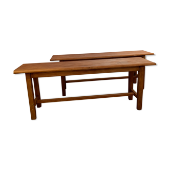 Pair of benches