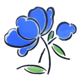 Raviers ovale badonviller fleur bleu