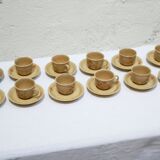 Series of 12 vintage porcelain cups by Maison Revol, France
