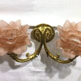 Pair of sconces Bronze 2 lights