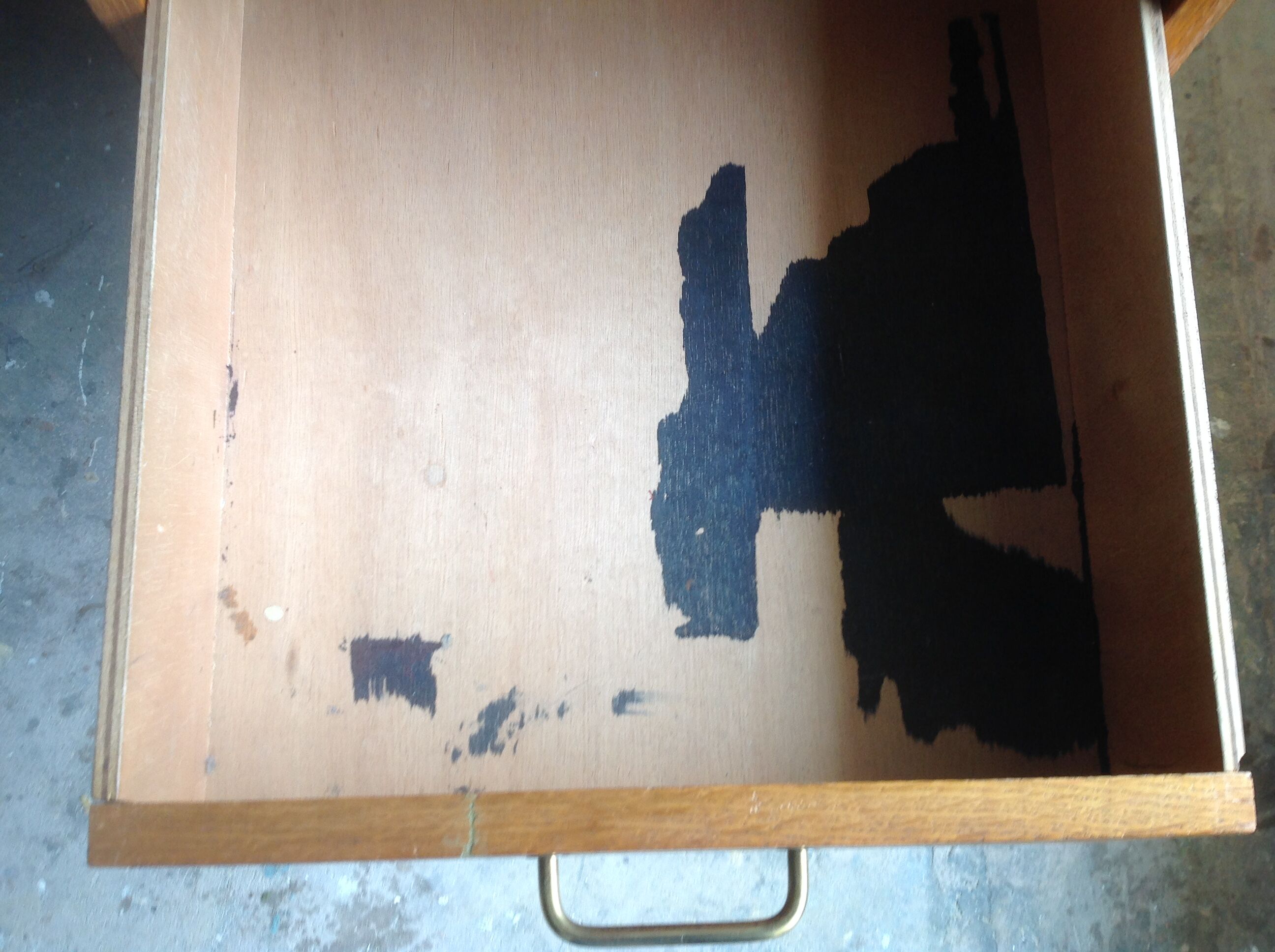 Vintage feet compass desk