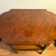 Console en palissandre et ronce début XX siècle