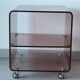 Vintage plexiglass bedside table