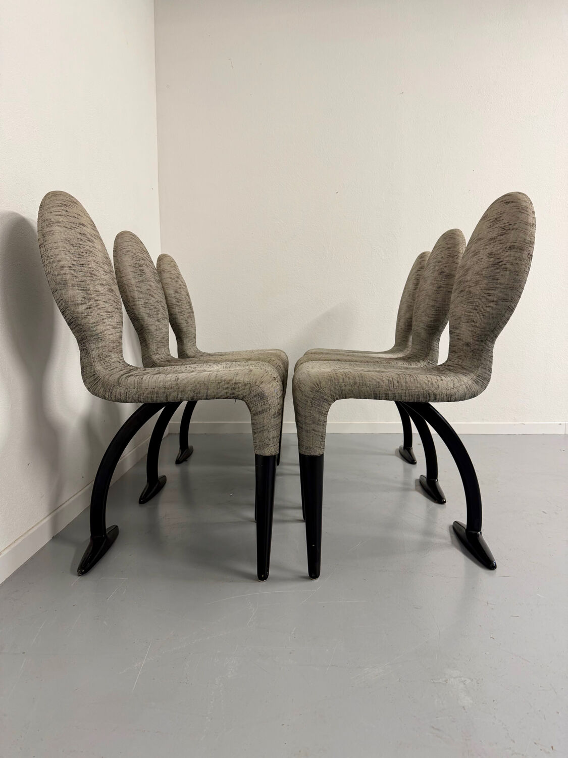 Lot de 6 chaises modèle Fido design Antonio Citterio pour Moroso an 90