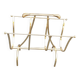 Seventies magazine holder welded brass