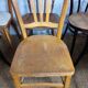 Set of 8 mismatched vintage Baumann Lebrun bistro chairs.