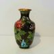 Lot of 3 ancient Chinese vases in bronze emaux partitioned champlevé