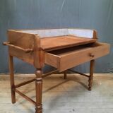 Wooden toilet table