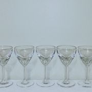 5 glasses of bistro for aperitif or digestive
