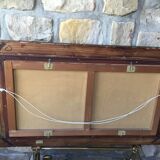 Oil on canvas landscape of mediterranean