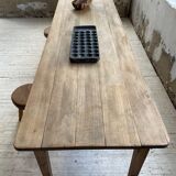 XL farmhouse table in beech and pine 3m