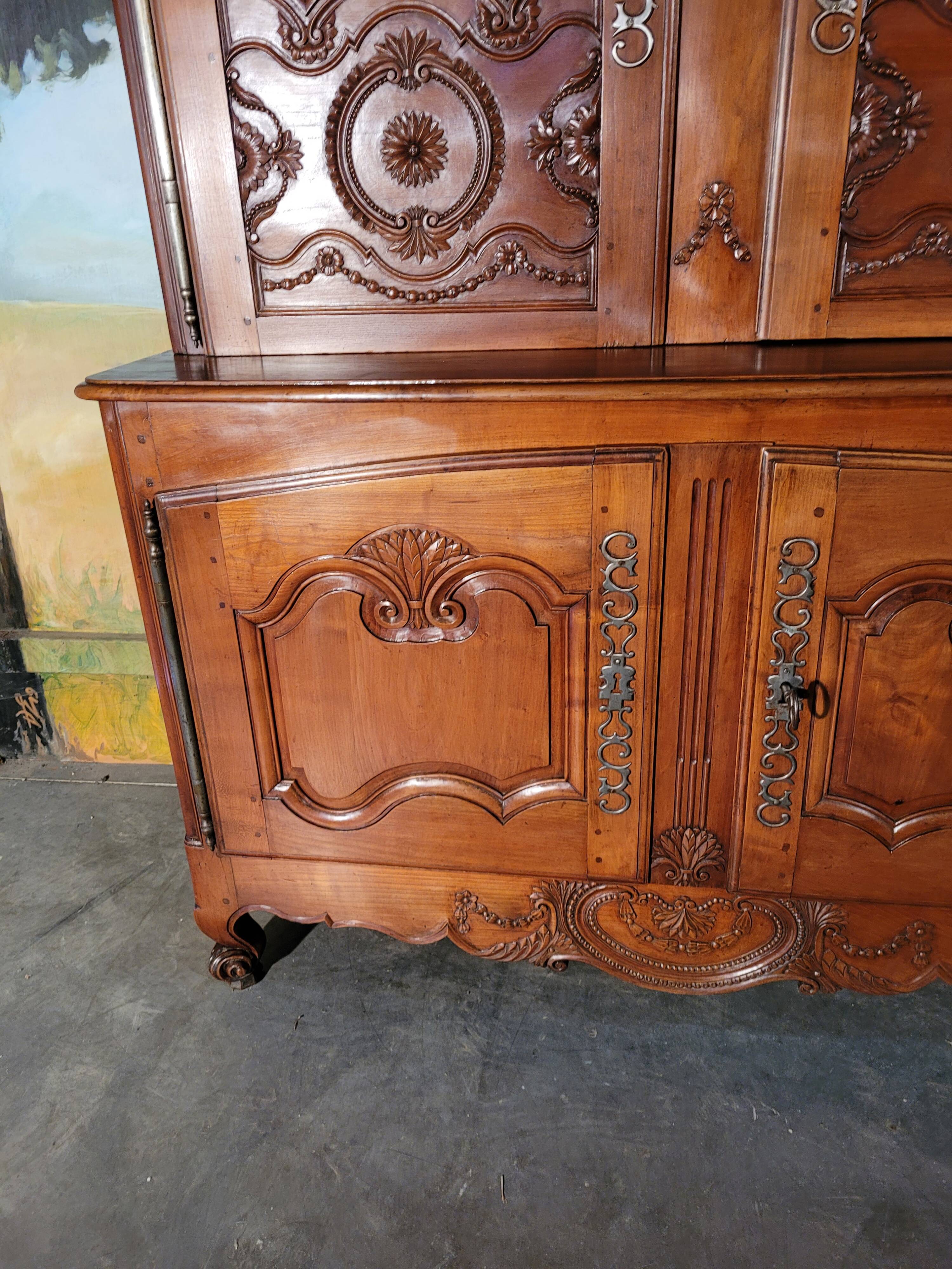 Buffet two bodies Louis XV period