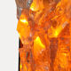 Applique murale en verre transparent vintage Cosack Leuchten