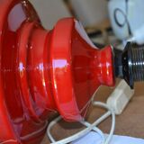 70s lamp with redone lampshade