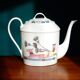 Limoges coffee maker inspired by ancient Egypt in the style of the 80s