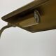 Cubic Modernist Brass Metal Table Light by Florian Schulz, Germany, 1970s