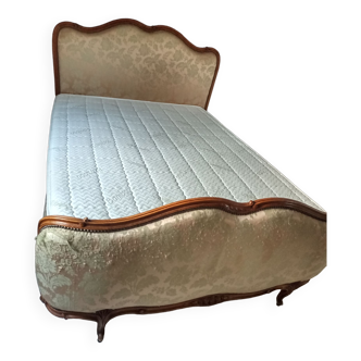 Cadre de lit corbeille Louis XV d'époque