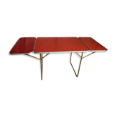 Camping table Lafuma with vintage extensions 60/70s