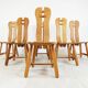 Chaises de salle à manger vintage par Depuydt, Belgique, années 1960