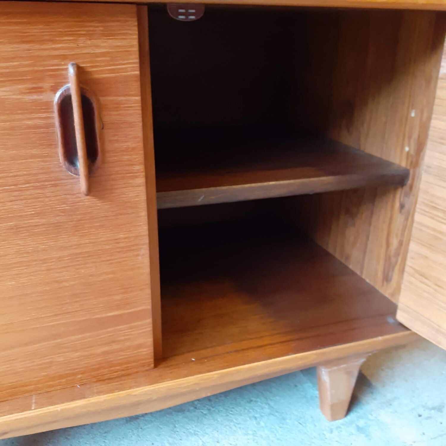Scandinavian style teak chest of drawers 1970