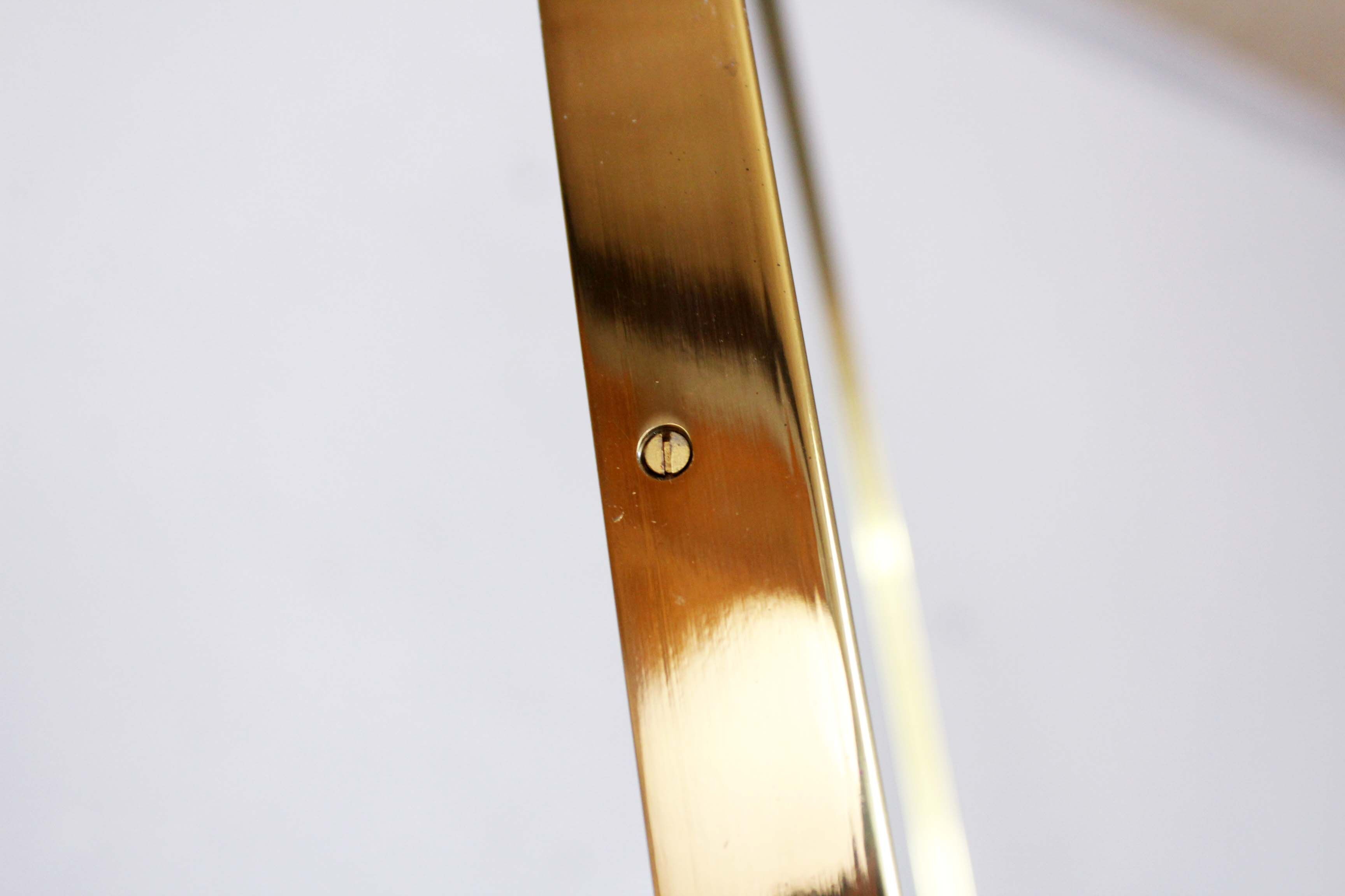 Brass psyched mirror 160x29cm