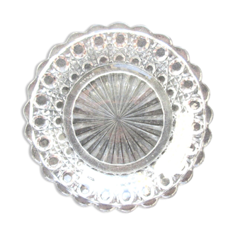 Dessous de carafe ou de bouteille cristal à pointes de diamant signé BACCARAT