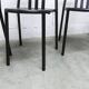 Set of 6 "202" model chairs by Robert Mallet Stevens 1980