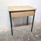 School desk with chest