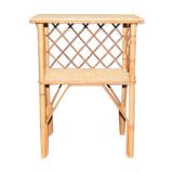 Bamboo bedside - rattan 60's